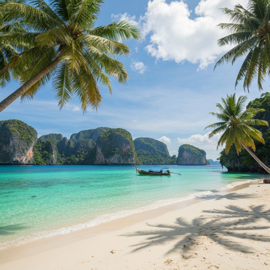 น้ำทะเลใสของหมู่เกาะไทย